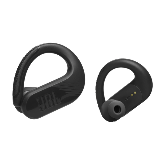 JBL Endurance Peak 3 - Black - Dust and water proof True Wireless active earbuds - Front